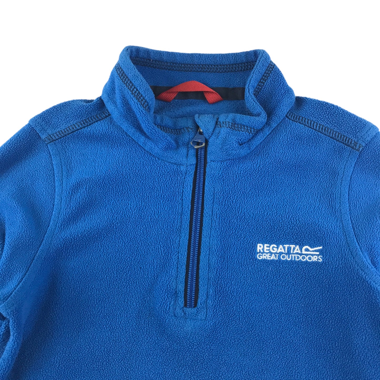 Regatta fleece 5-6 years blue with quarter zipper pull-over