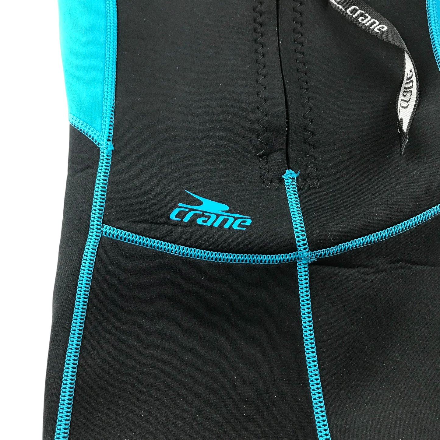 Crane Swimsuit 7-8 Years Black and Blue Detailing