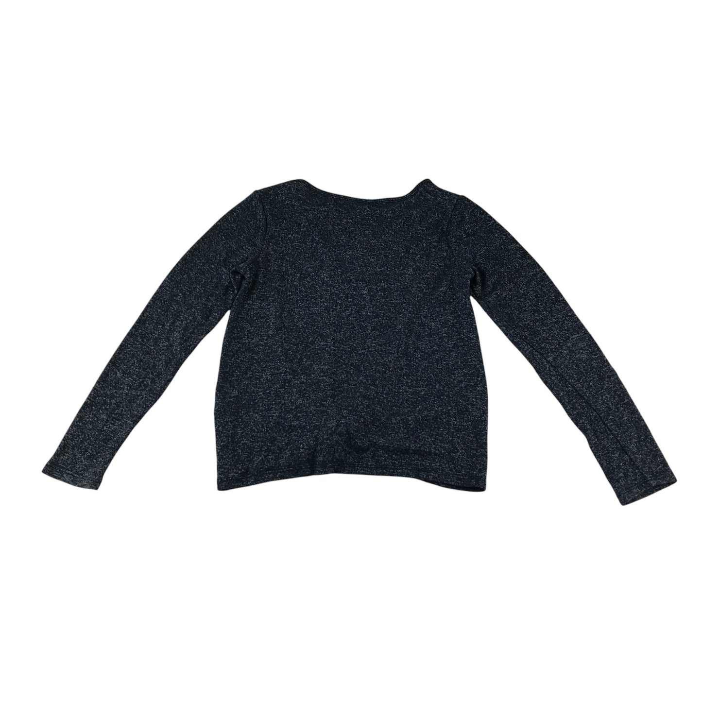 Abercrombie t-shirt 7-8 years navy with embroidered logo front knot detail