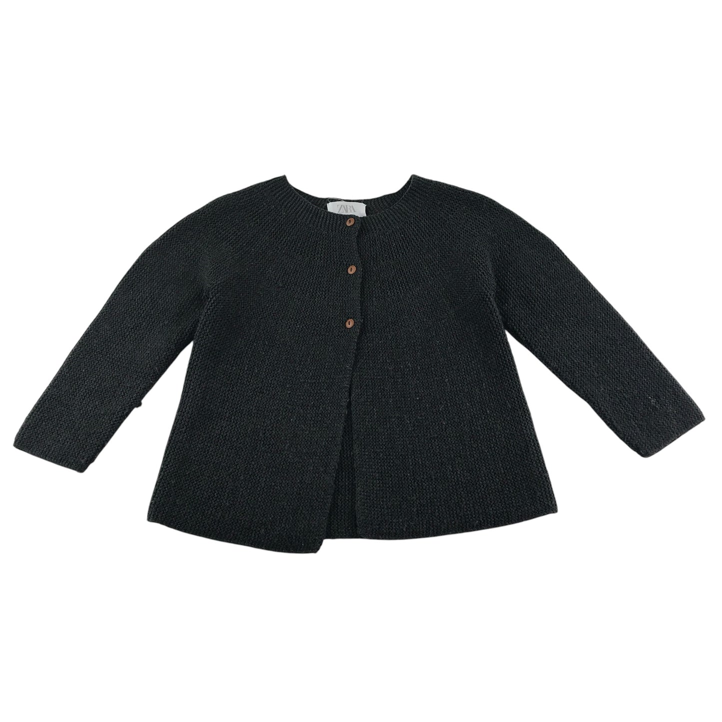 Zara cardigan 7-8 years dark grey round neck cardigan knitwear