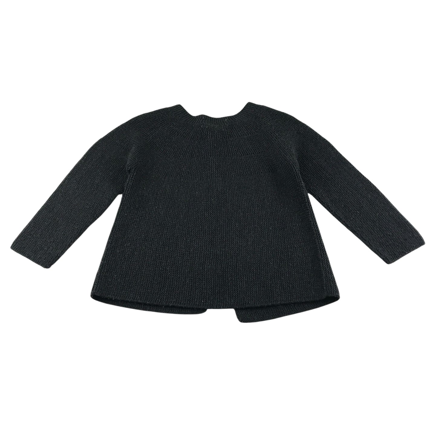 Zara cardigan 7-8 years dark grey round neck cardigan knitwear