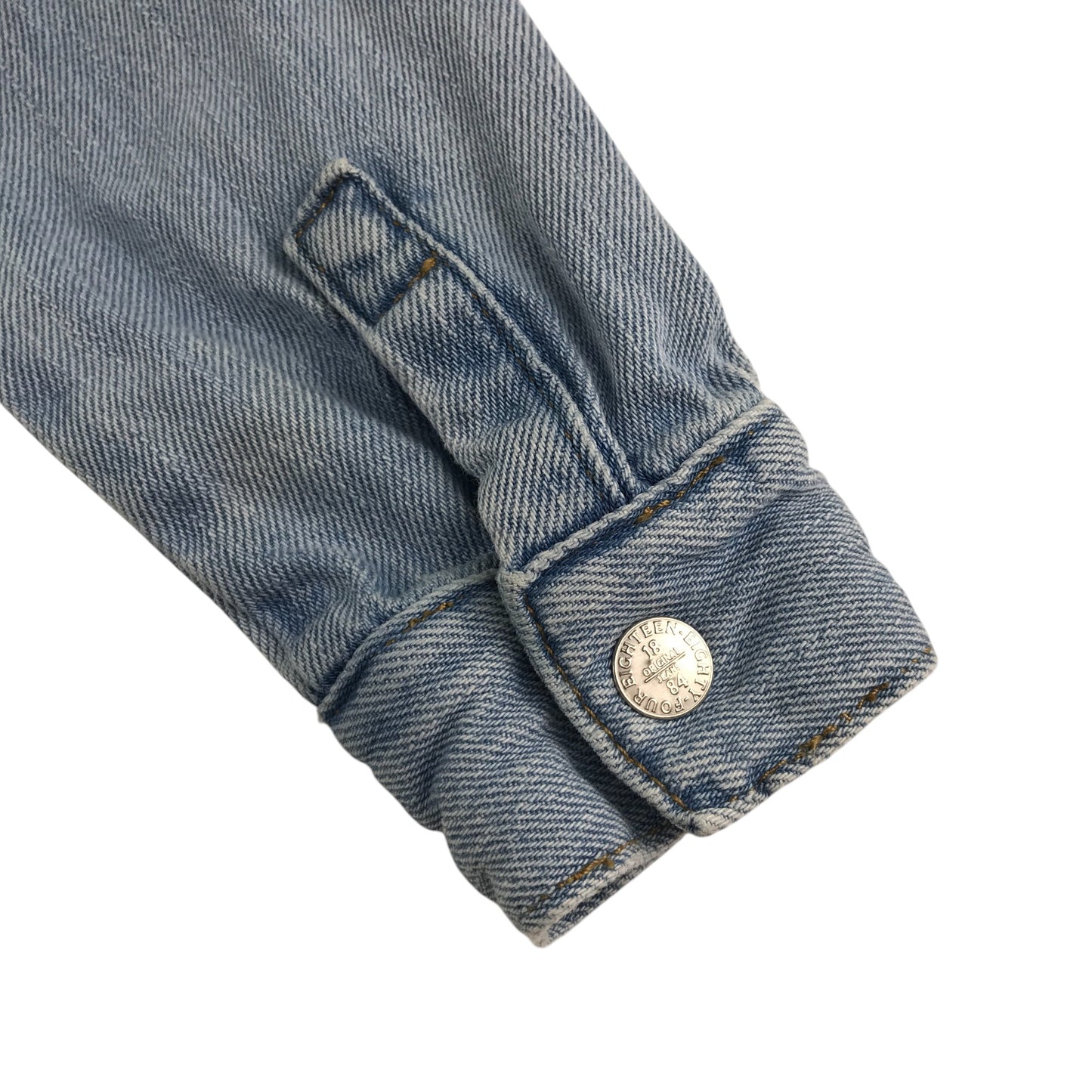 M&S denim dress 6-7 years blue long sleeve cotton
