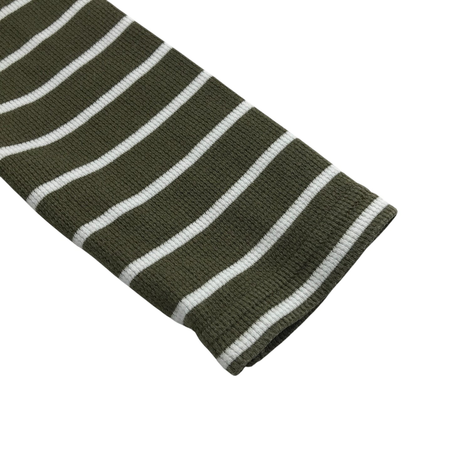 Tu long sleeve t-shirt 4-5 years years olive green striped cotton