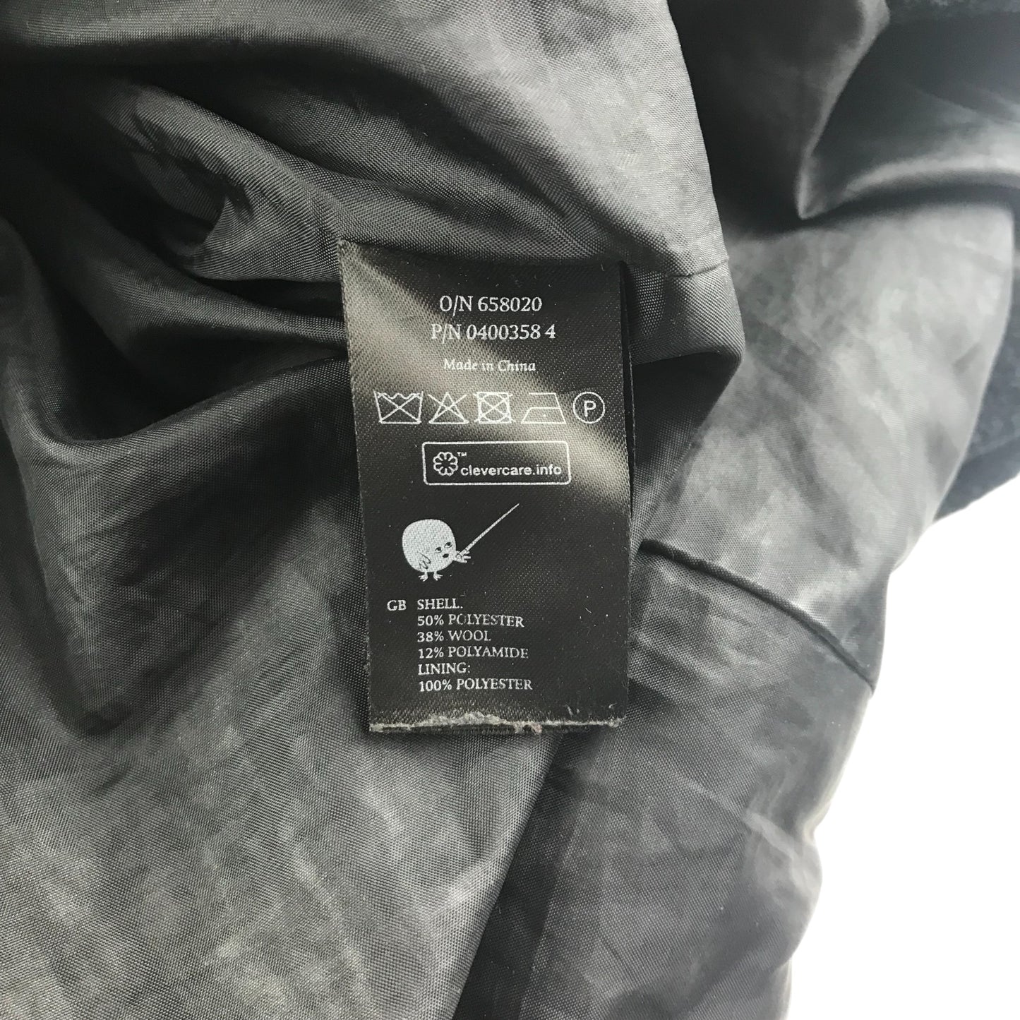 Monki coat adult size XXS black light long over coat wool mix