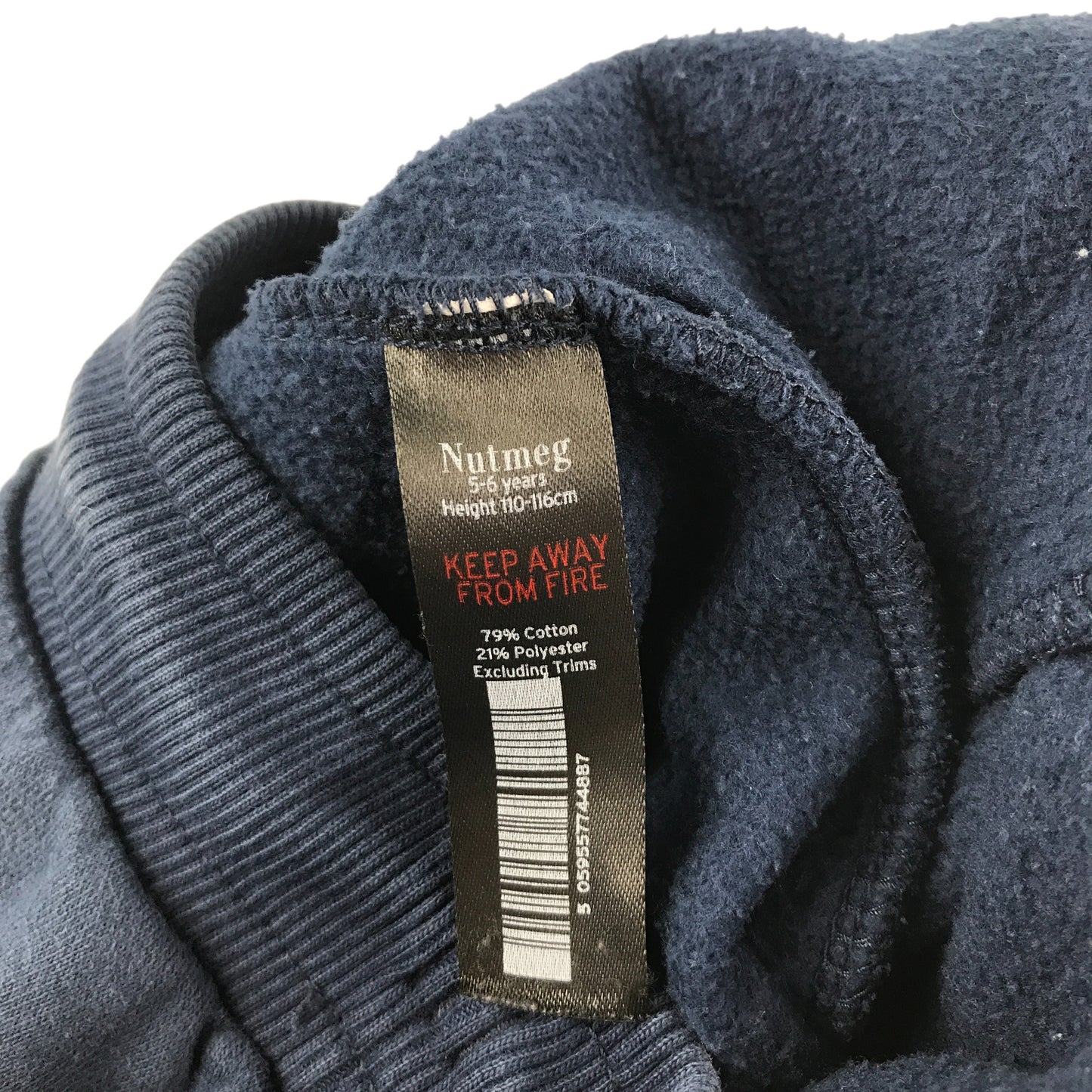 Nutmeg jogger 5-6 years dark blue dinosaur print
