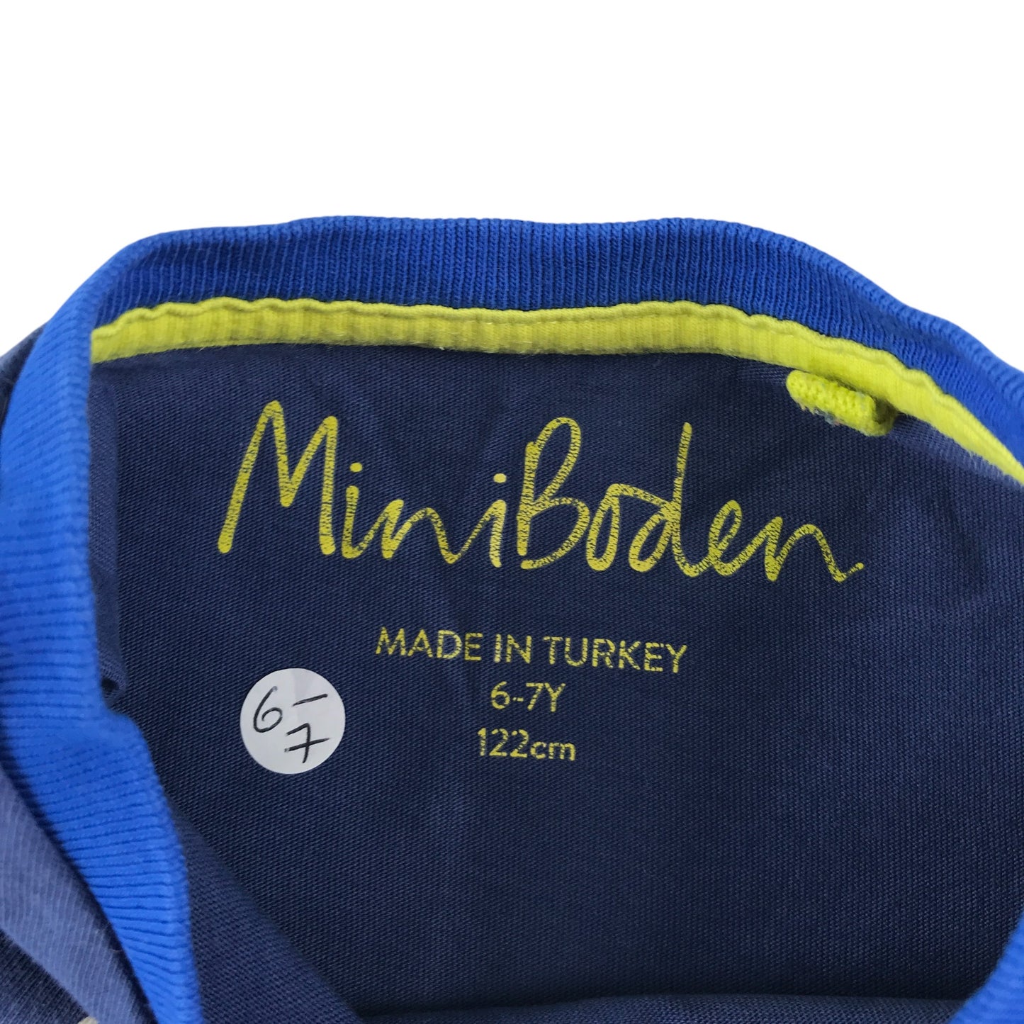 Boden t-shirt 6-7 years navy solar system graphic print design cotton