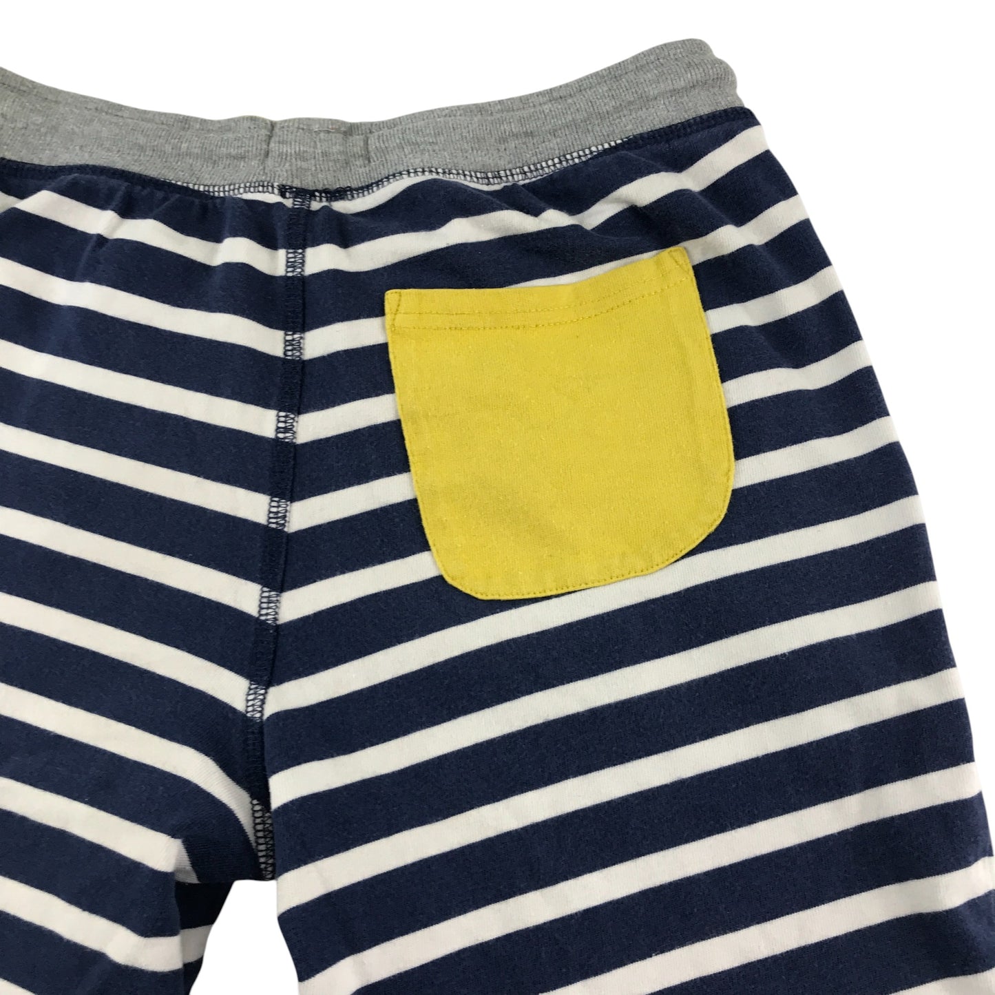 Mini Boden jogger short 10-11 years blue white striped cotton