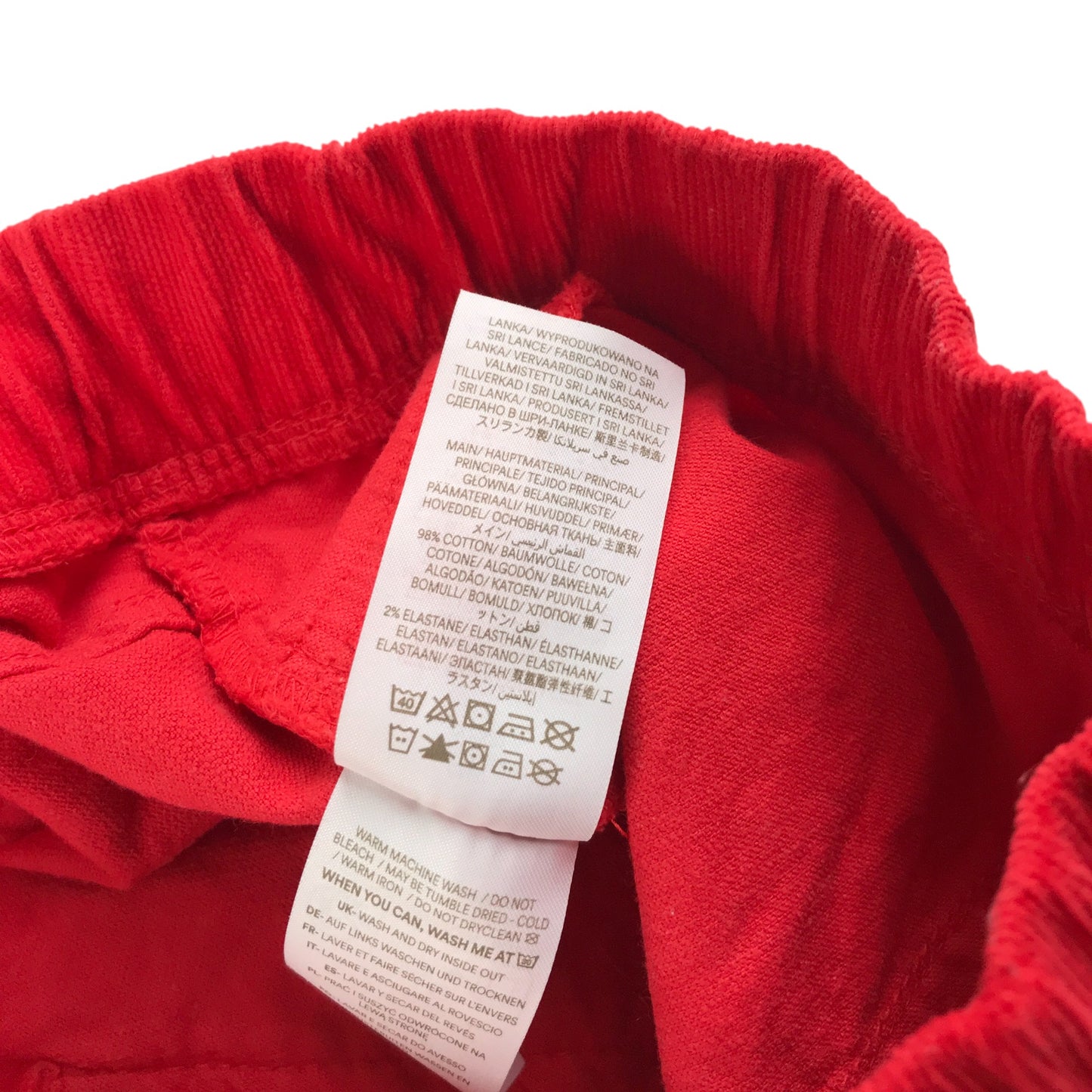 Mini Boden Trousers 10-11 years red jean style corduroy