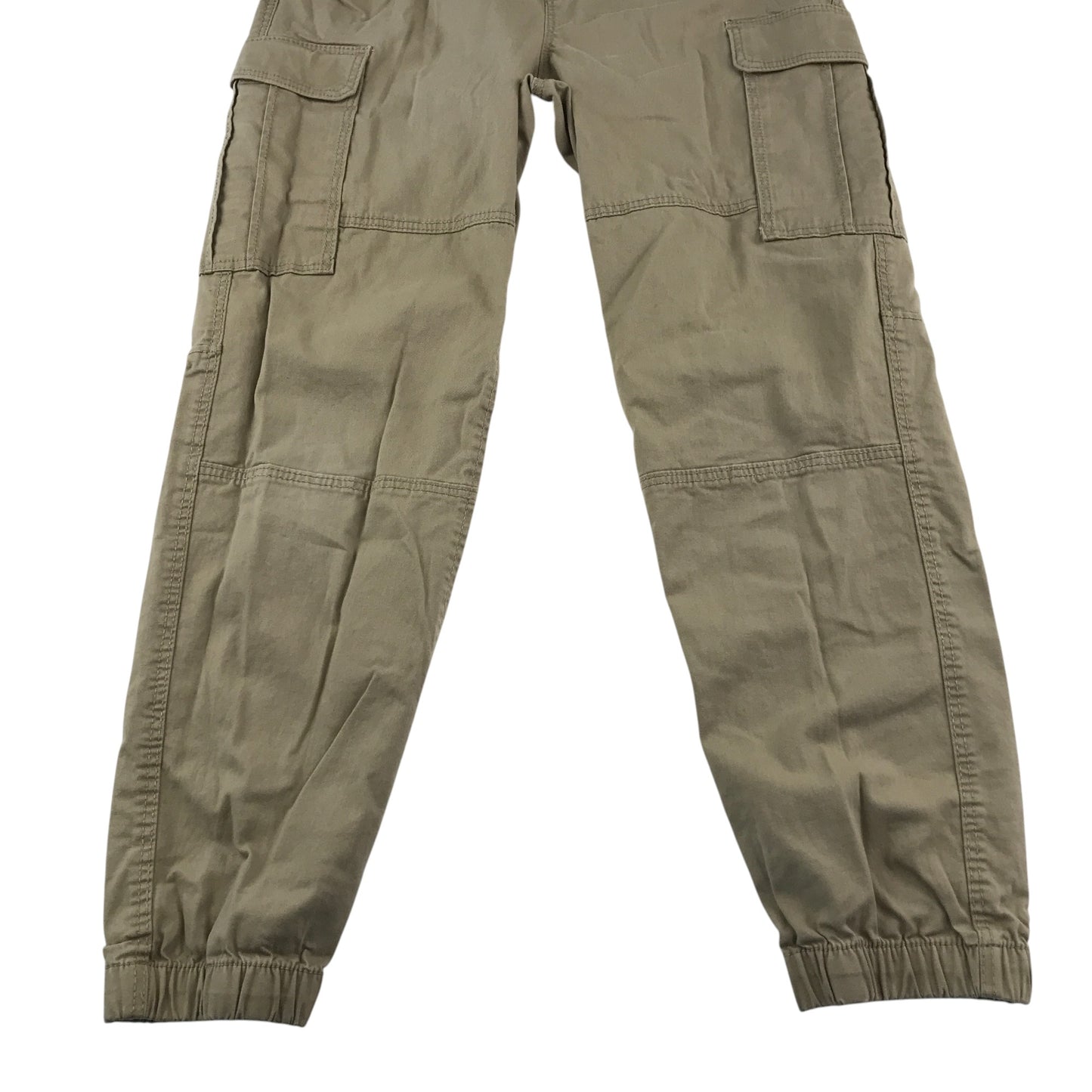 H&M cargo jogger 13-14 years tan beige elasticated waist