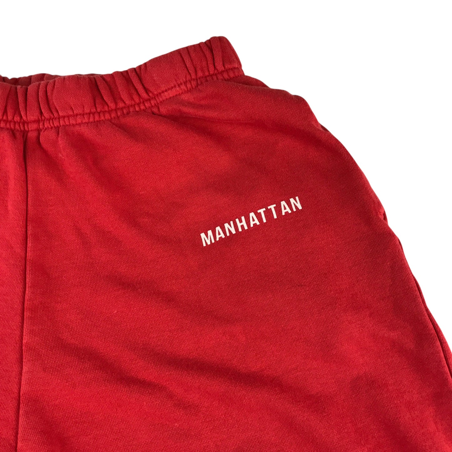 H&M jogger 13-14 years red elasticated waist with Manhattan text