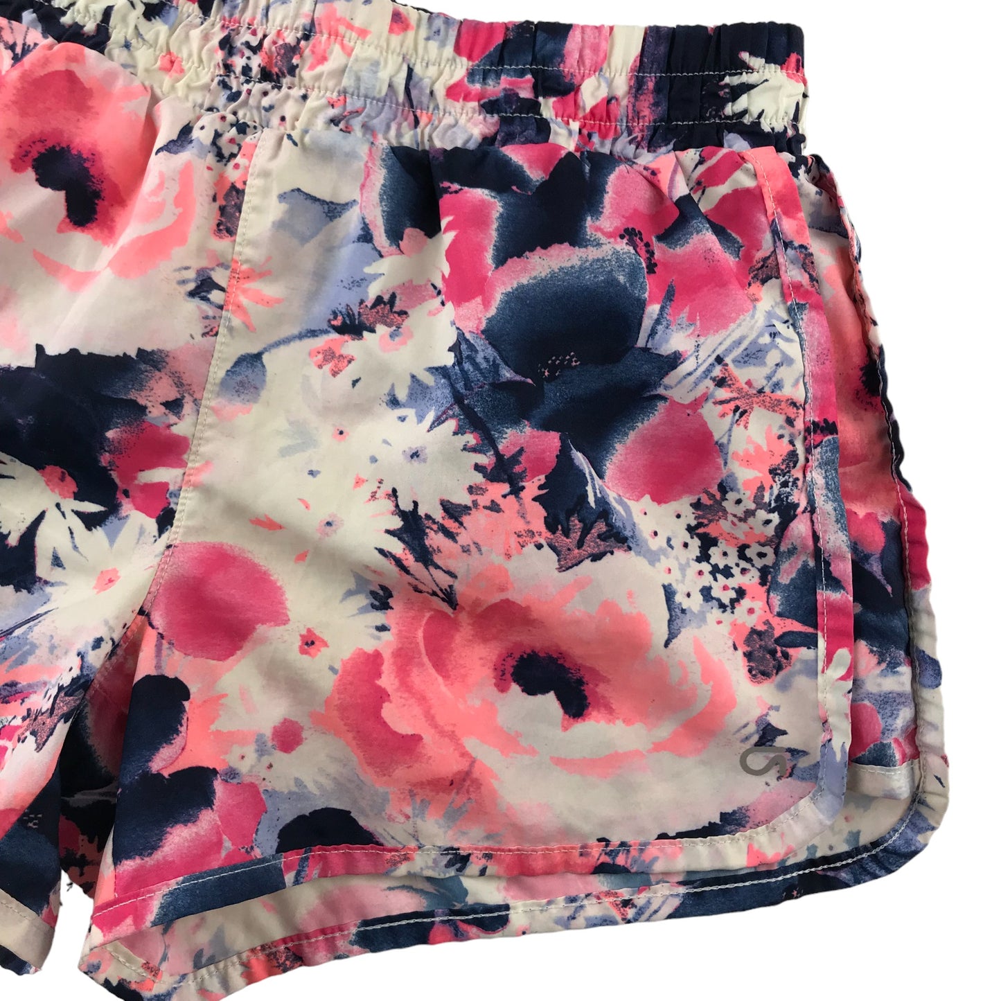 Gap Sport Shorts Age 11 Pink Floral Print Pattern