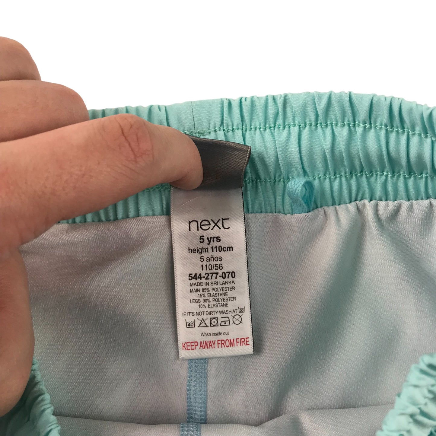 Next Sport Shorts Age 4 Blue with Graphic Print Compression Under Shorts