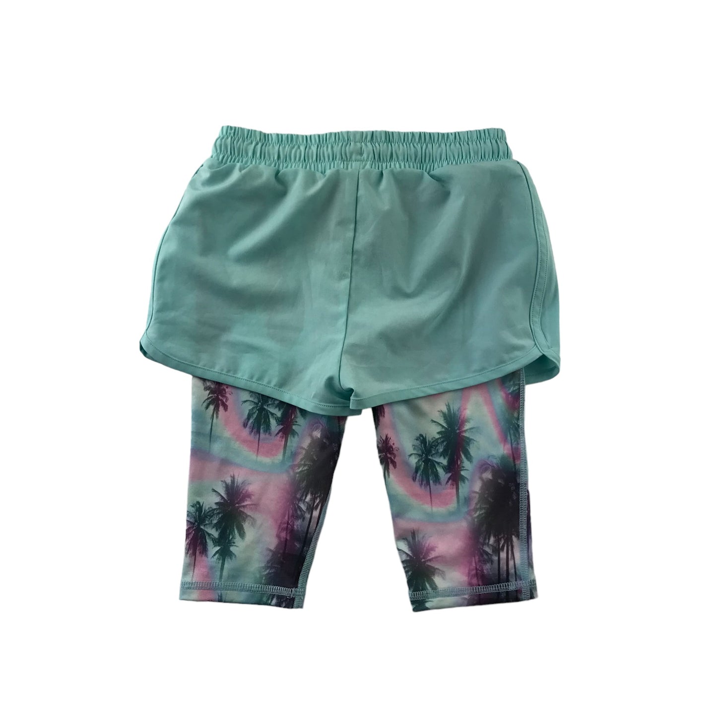 Next Sport Shorts Age 4 Blue with Graphic Print Compression Under Shorts
