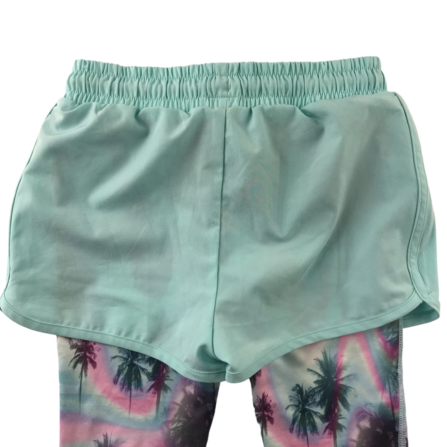Next Sport Shorts Age 4 Blue with Graphic Print Compression Under Shorts