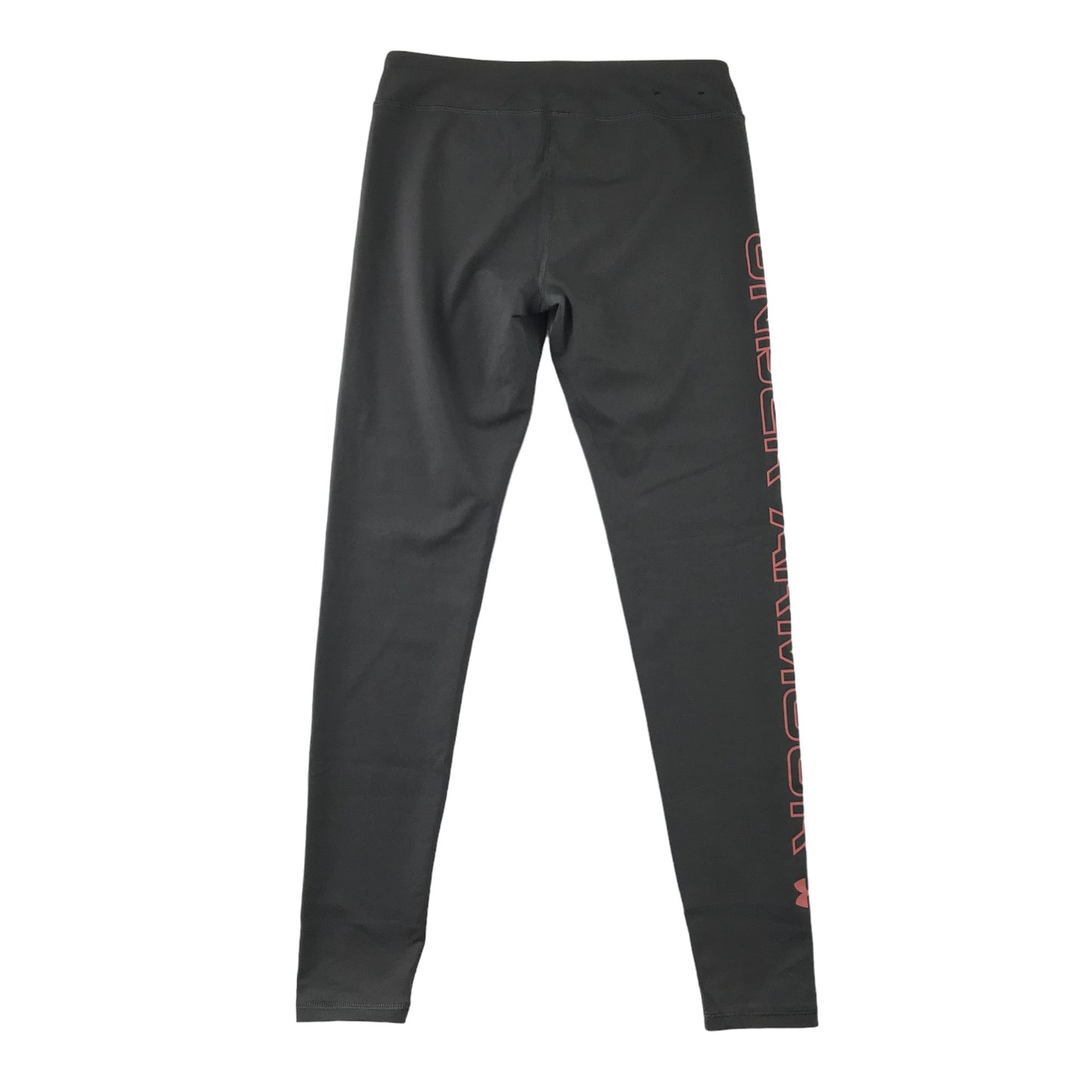 Under Armour Sport Leggings Women Size S Charcoal with Large Logo on the side