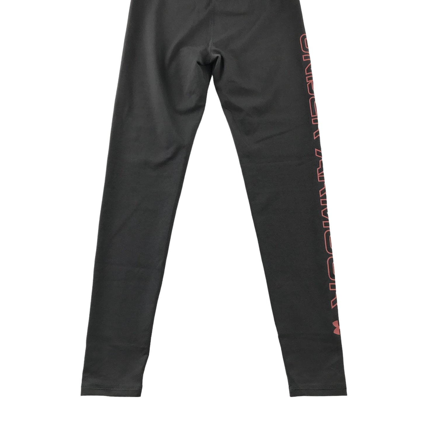 Under Armour Sport Leggings Women Size S Charcoal with Large Logo on the side