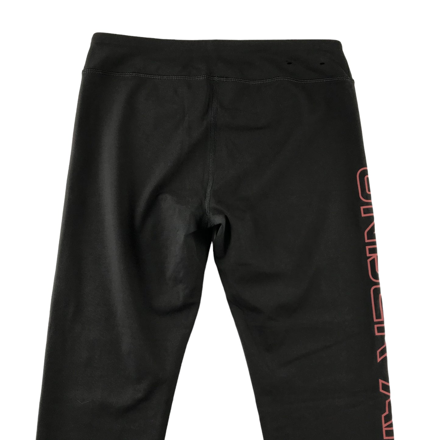 Under Armour Sport Leggings Women Size S Charcoal with Large Logo on the side