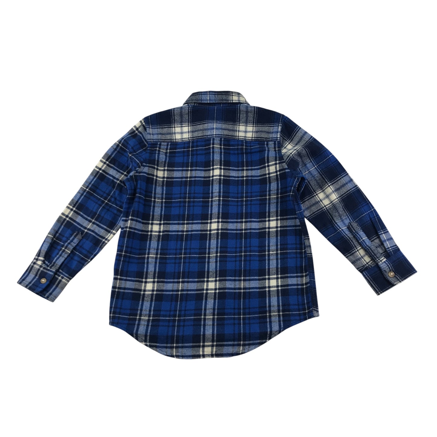 Next shirt 4-5 years blue checked patterns with buttons