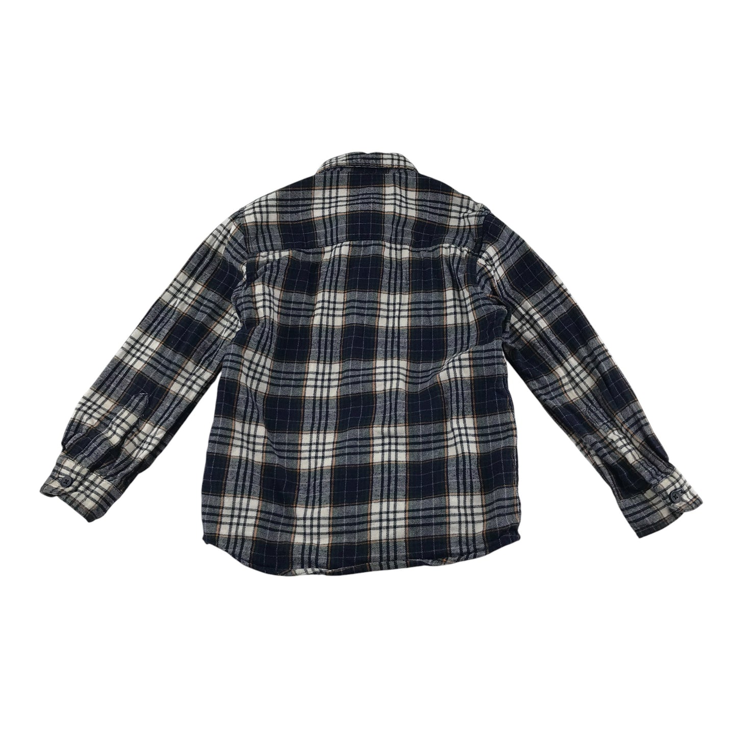 Primark shirt 4-5 years navy and grey checked patterns with buttons