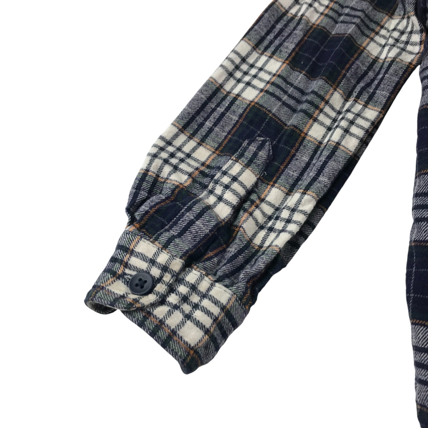 Primark shirt 4-5 years navy and grey checked patterns with buttons