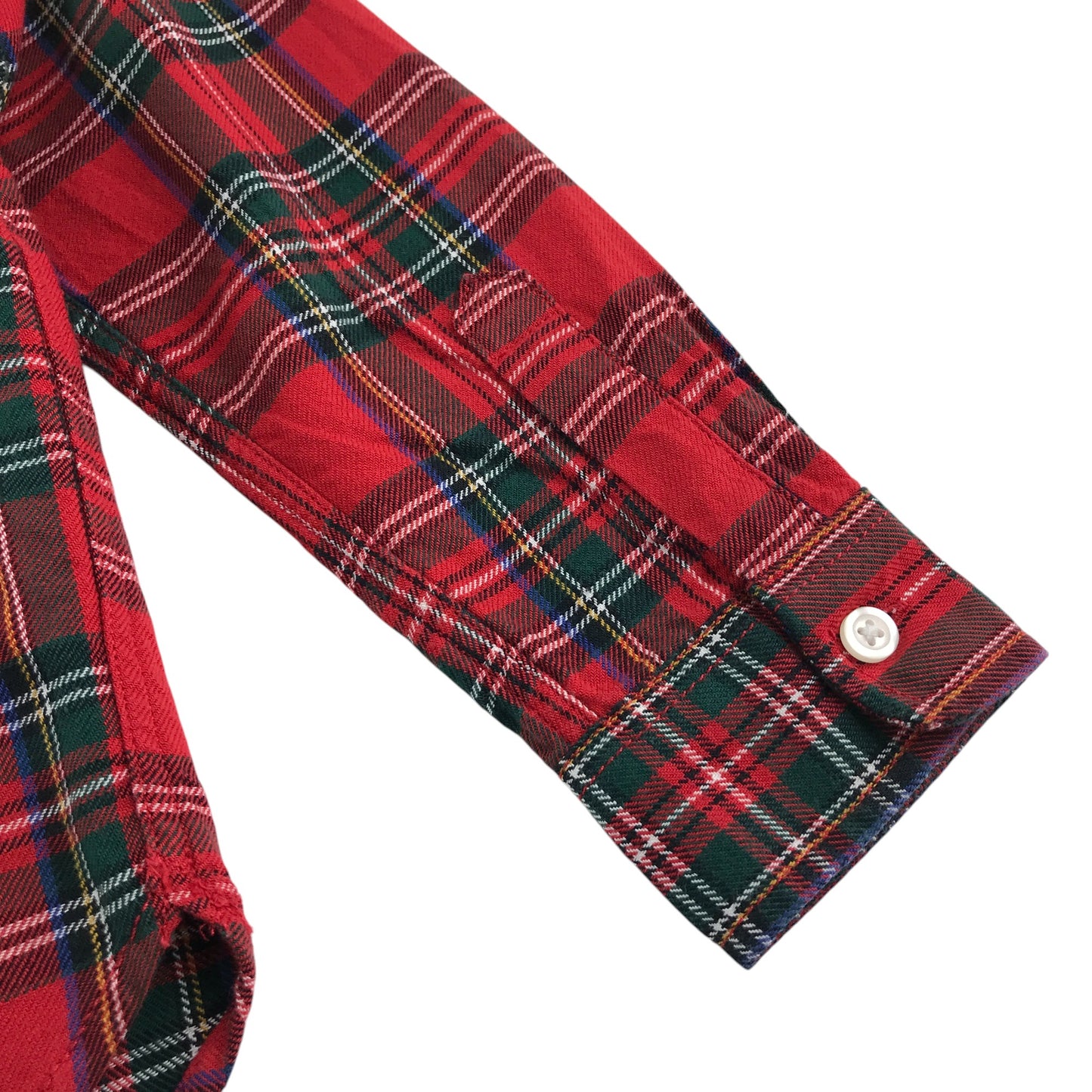 Next shirt 4-5 years red and green checked patterns with buttons