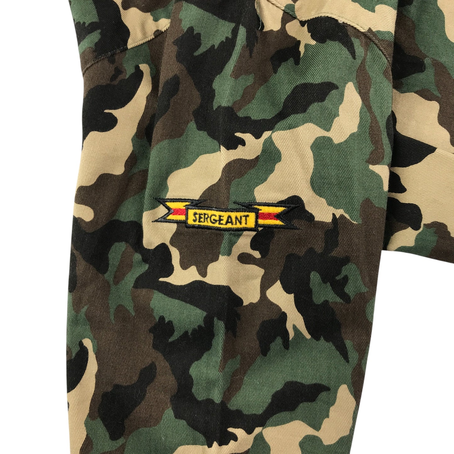 Next shirt 5-6 years khaki green forest camo button up