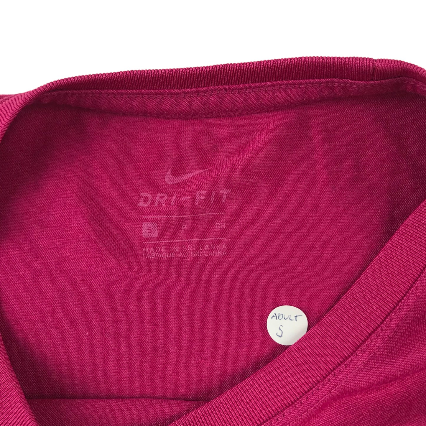 Nike Sports Top Size Women S Pink Short Sleeve Run All Out