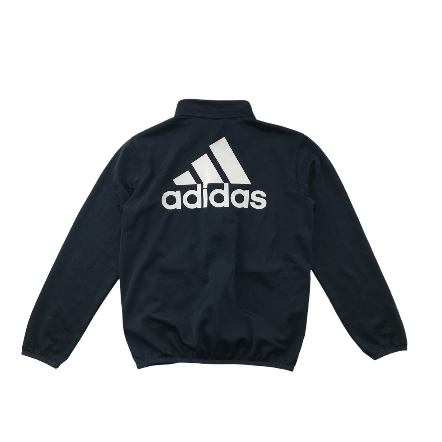 Adidas Sweatshirt Age 9 Navy Full zipper Tracksuit top