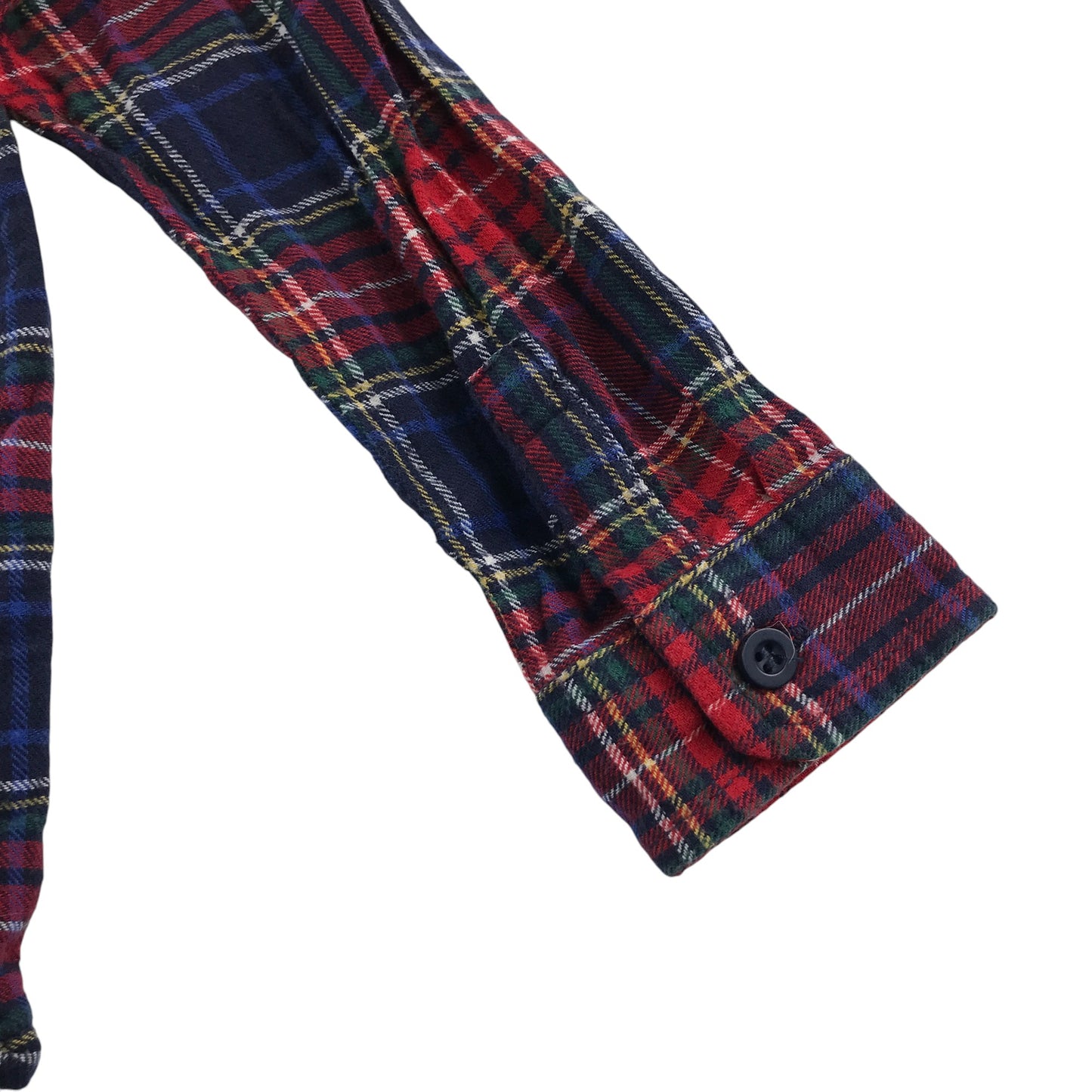 Tu shirt 6-7 years red and navy checked pattern cotton