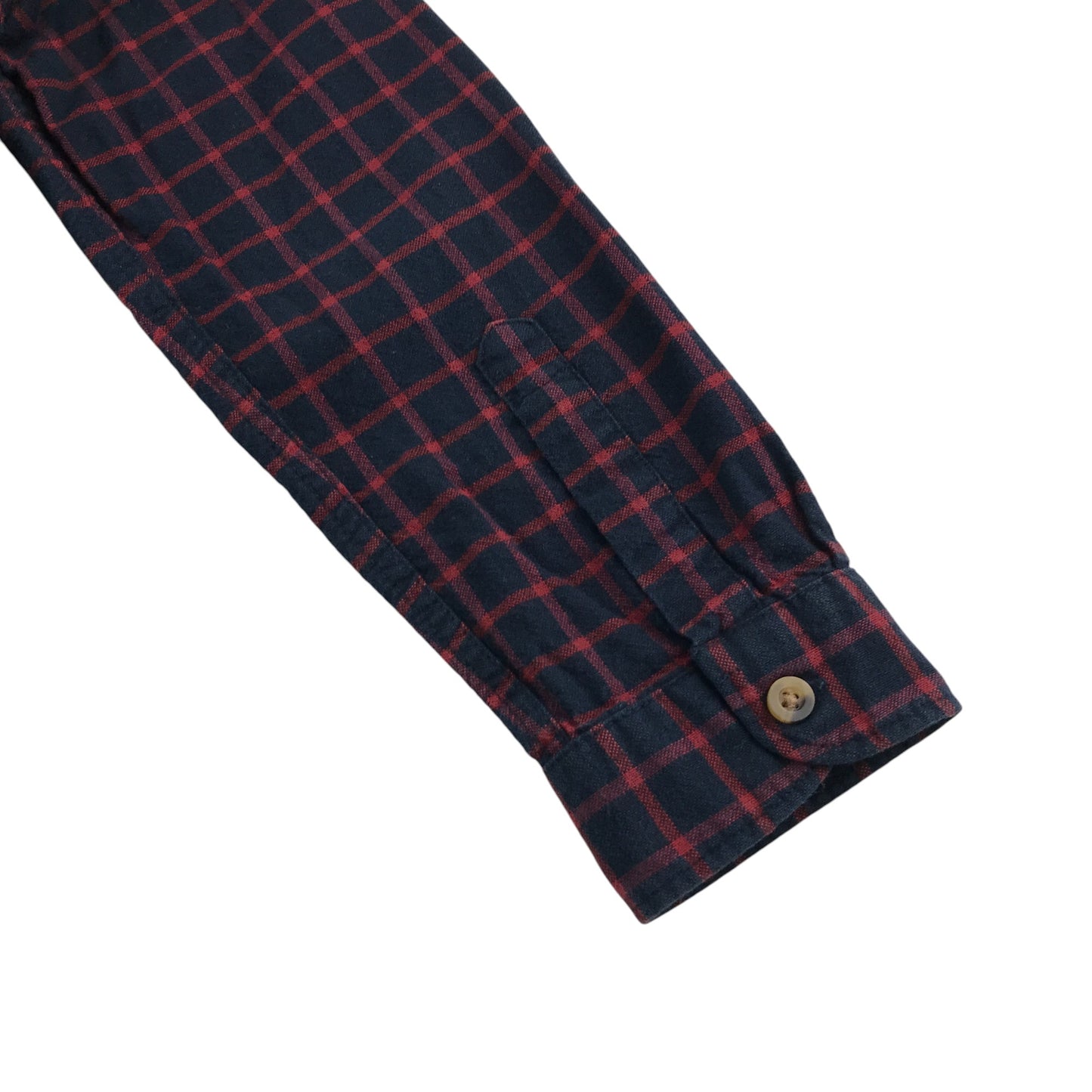 F&F shirt 8-9 years navy and red checked pattern cotton