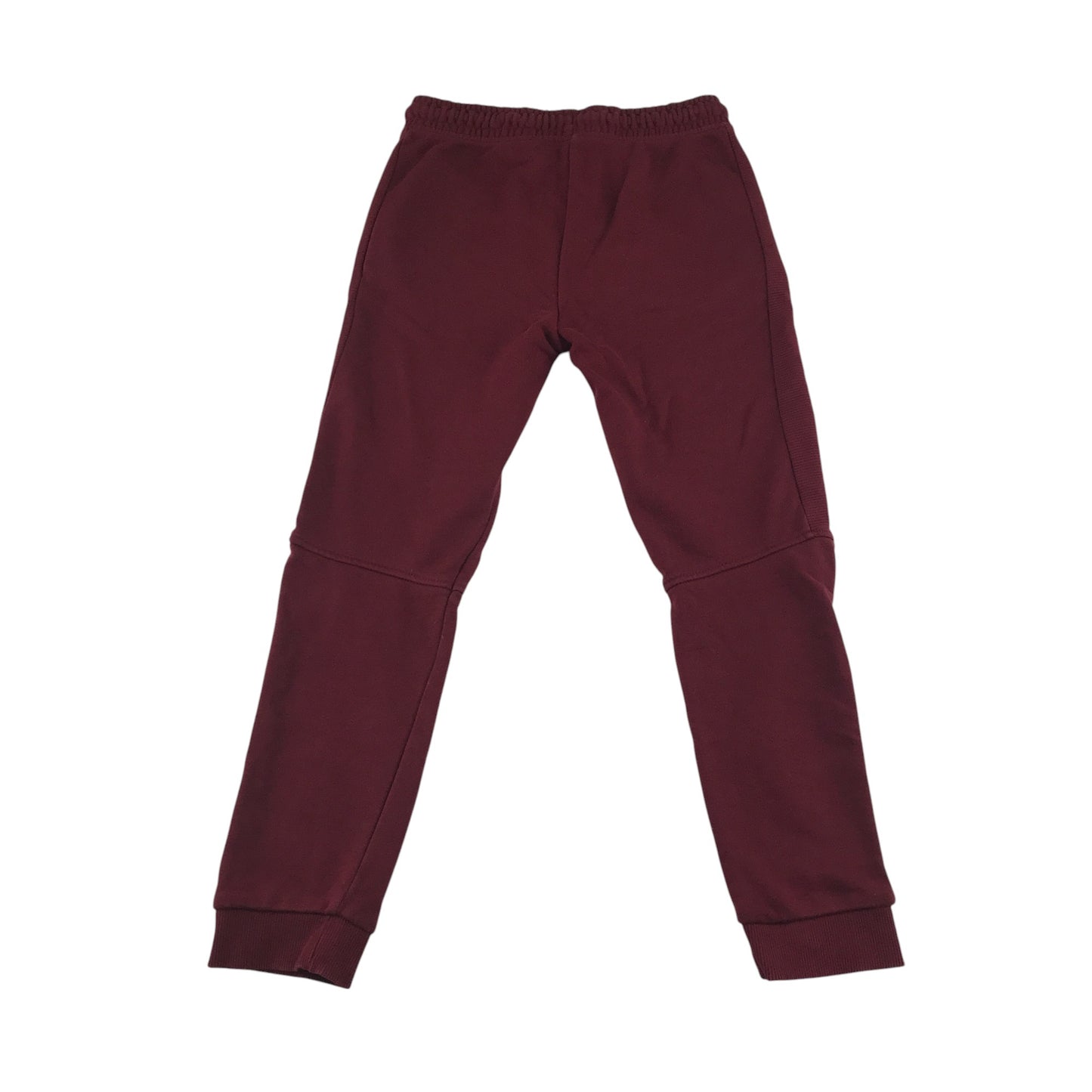 Tu joggers 7-8 years burgundy elasticated waistband