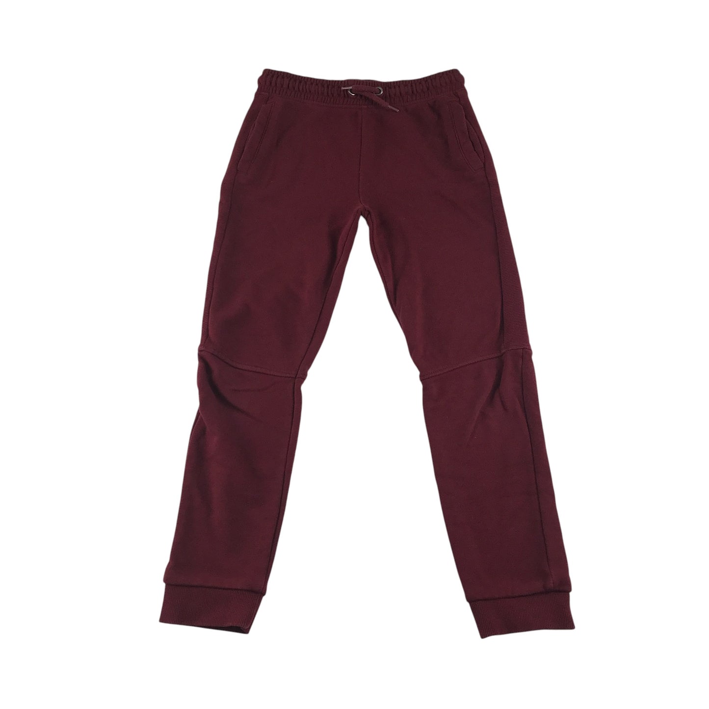 Tu joggers 7-8 years burgundy elasticated waistband