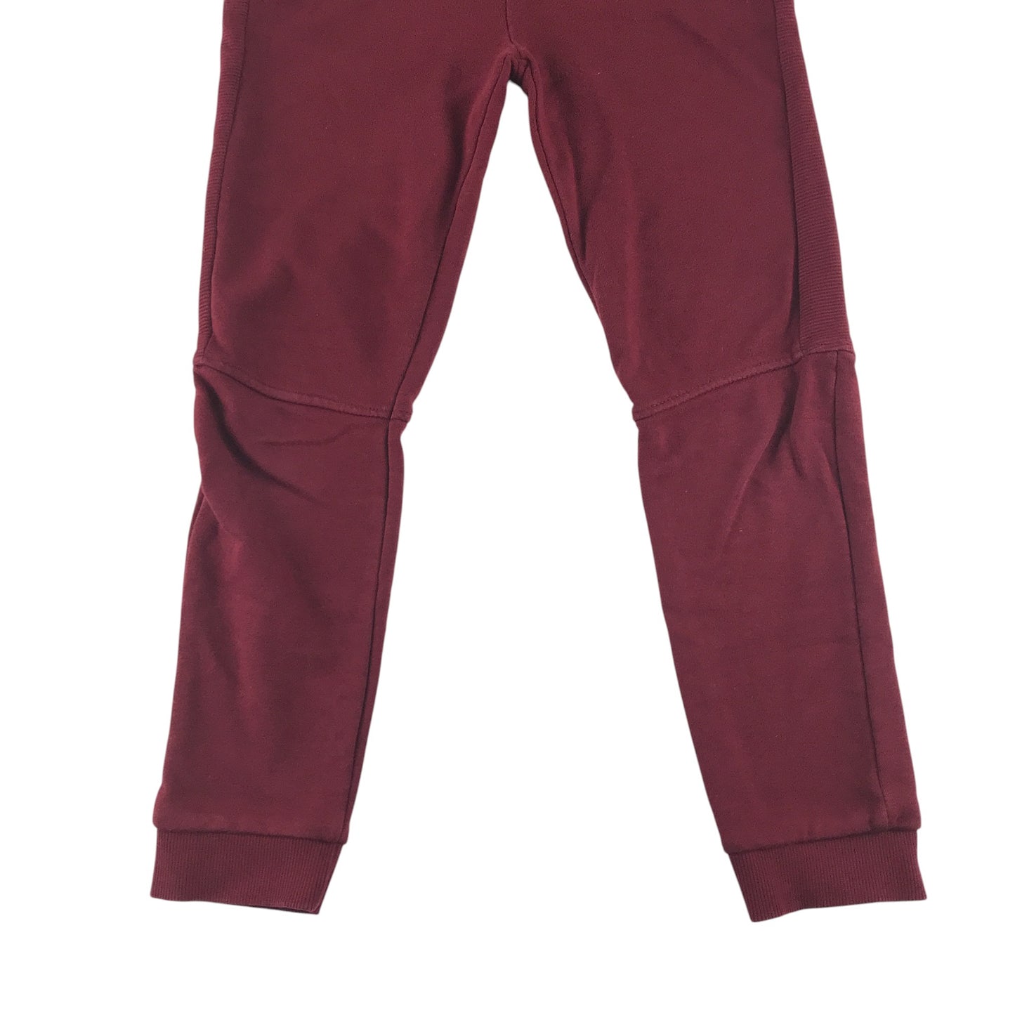 Tu joggers 7-8 years burgundy elasticated waistband