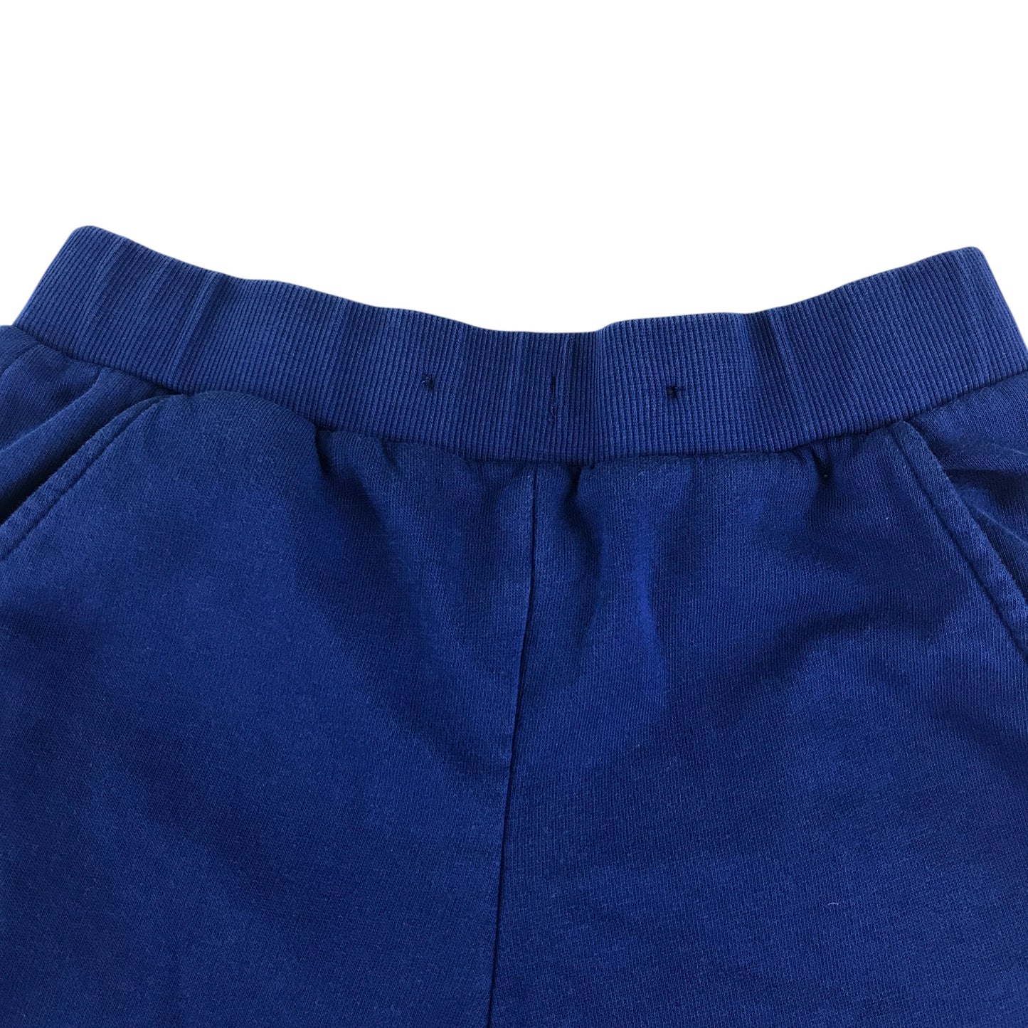Lindex joggers 7-8 years royal blue plain adjustable and elasticated waist
