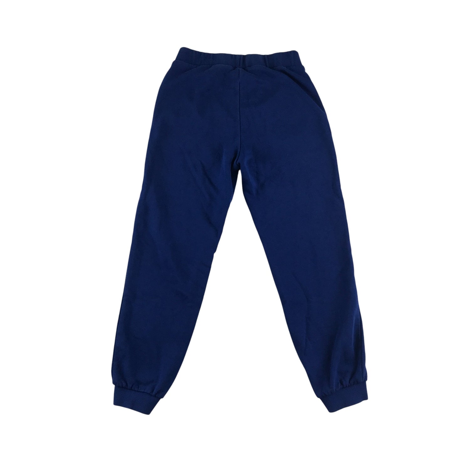 Lindex joggers 7-8 years royal blue plain adjustable and elasticated waist