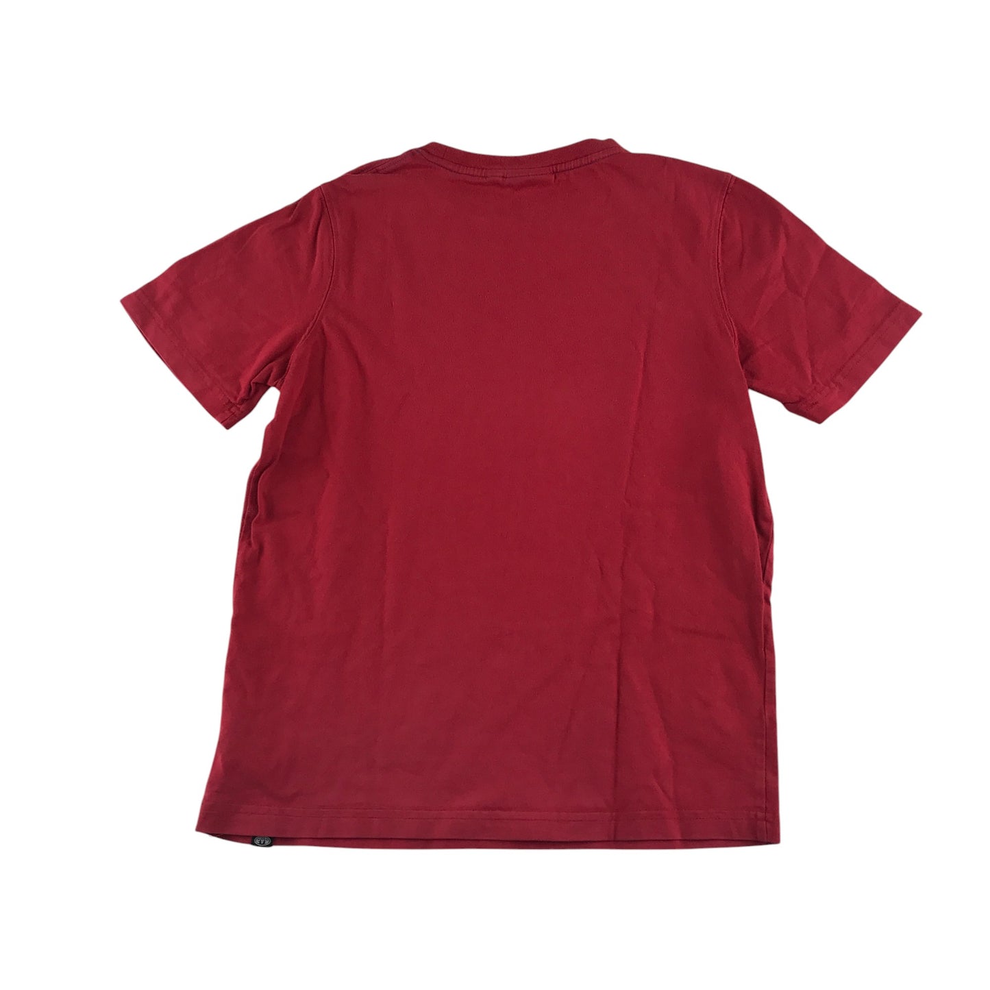 Animal t-shirt 7-8 years red mini van graphic print cotton