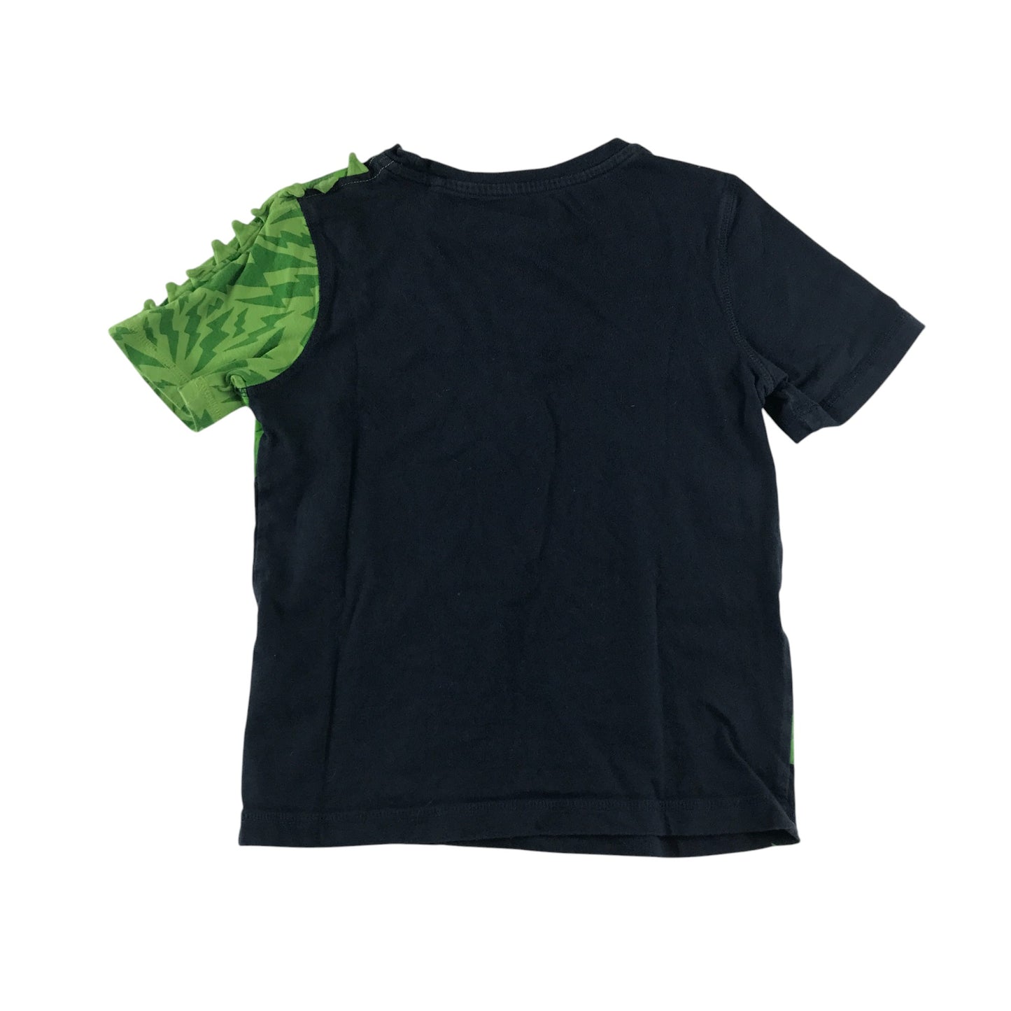 Tu t-shirt 7-8 years navy with crocodile graphic print design cotton
