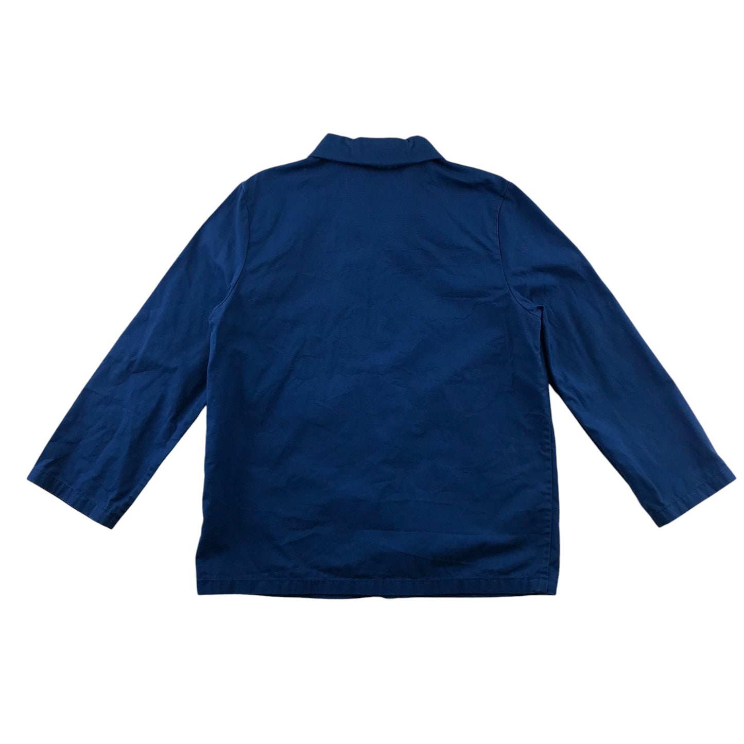COS Shirt 7-8 Years Blue Plain Button-Up Cotton