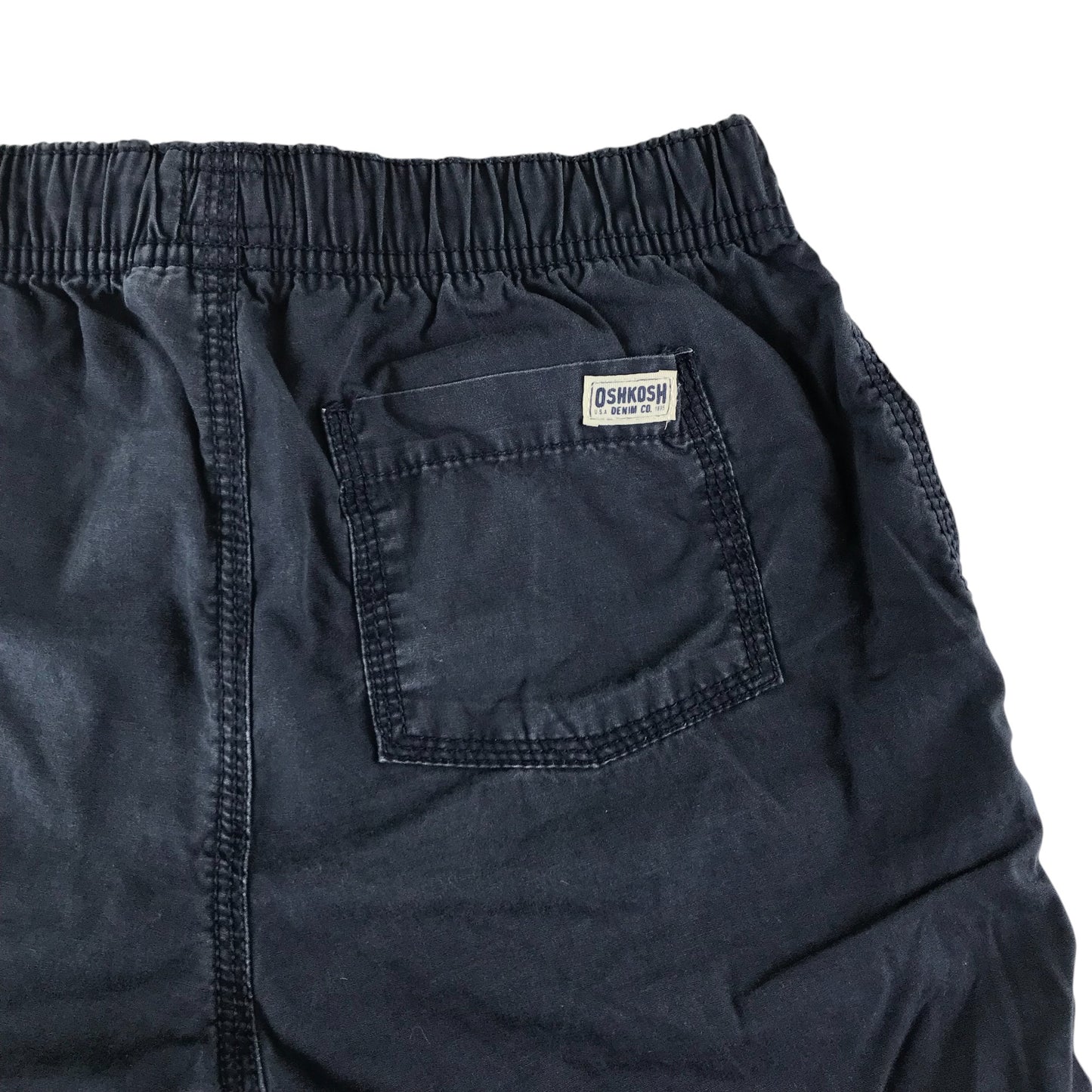 OshKosh shorts 11-12 years navy plain elasticated waist cotton
