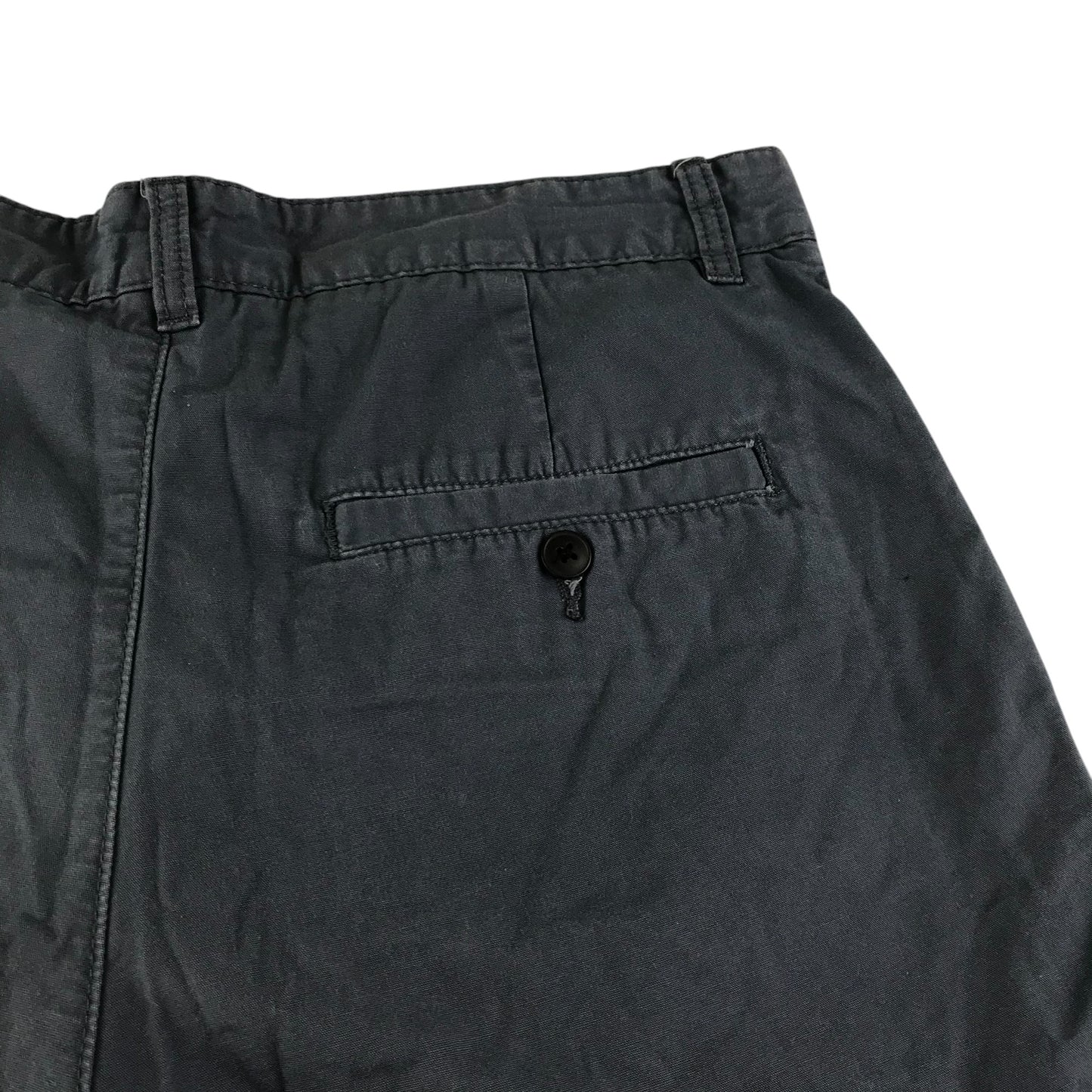 H&M shorts men's EUR 30 navy plain chino style regular fit cotton