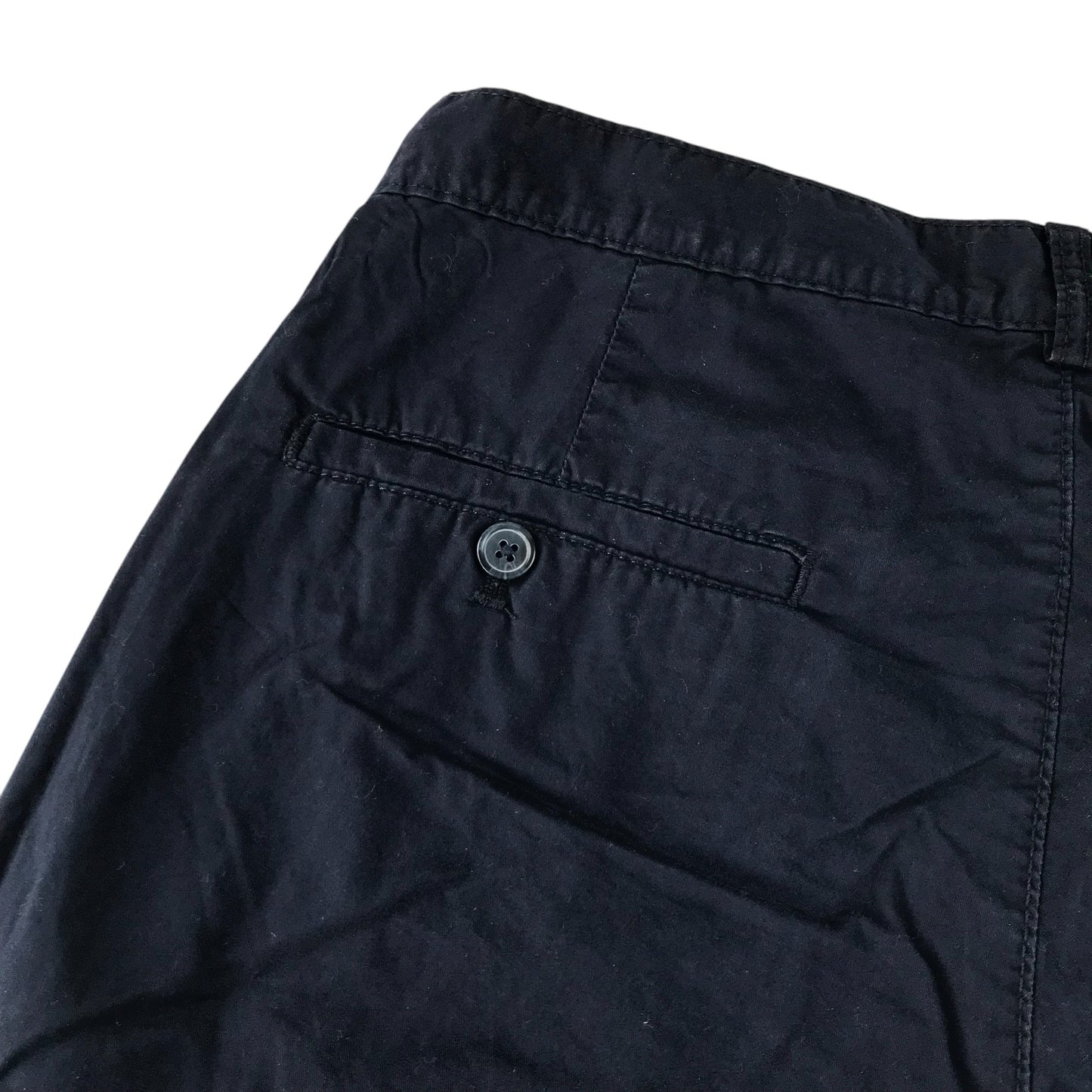 H&M shorts men's EUR 30 navy plain chino style regular fit cotton