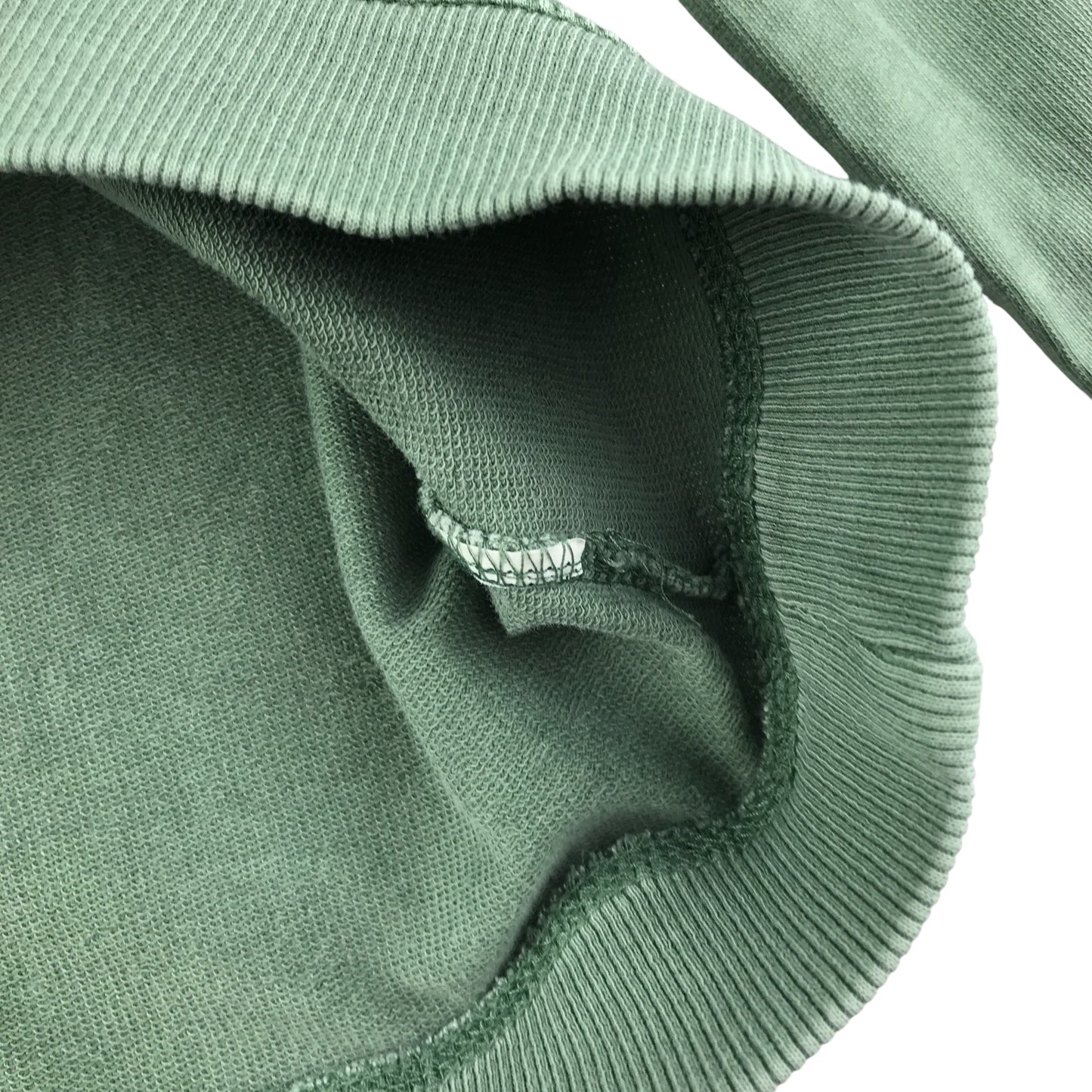 Zara sweater 7-8 years green plain crewneck