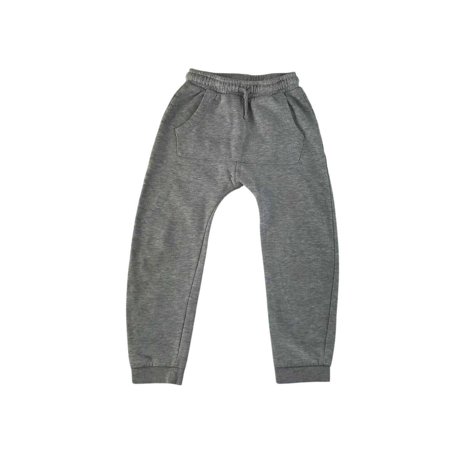 George Joggers 6-7 years light grey plain cuffed