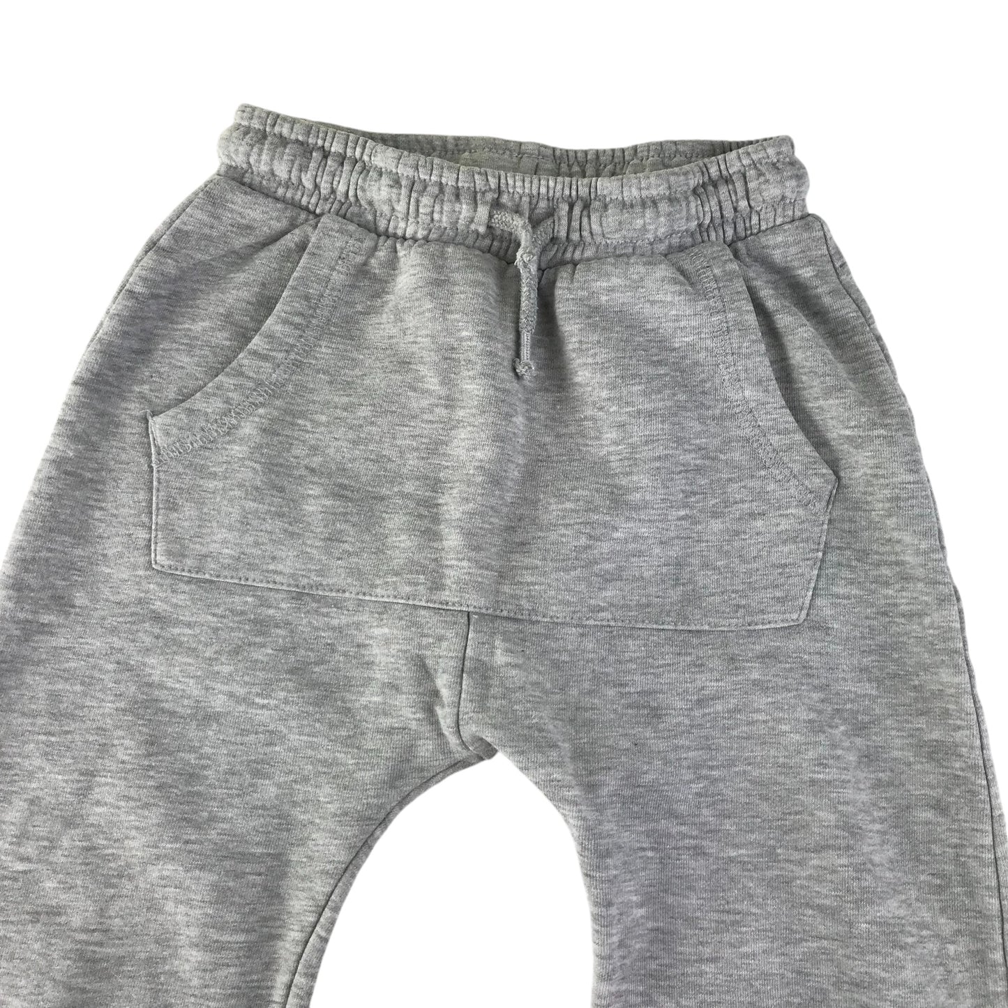 George Joggers 6-7 years light grey plain cuffed