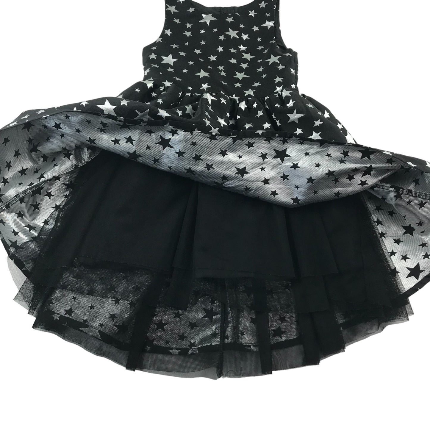 H&M dress 4-5 years black starry tulle underlay occasionwear