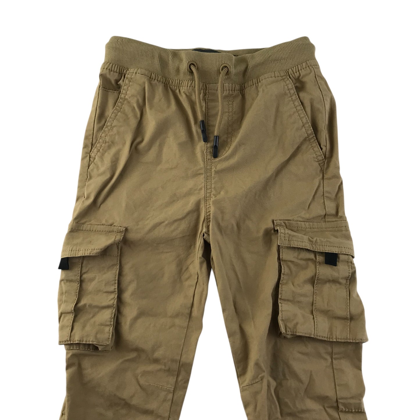 DenimCo trousers 6-7 years beige plain cargo style
