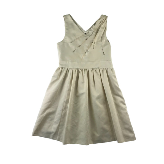 Ted Baker dress 11 years cream colour with sequin detailing occasionwear