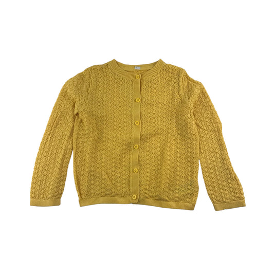 Mothercare Cardigan Age 4 Yellow Knit Pattern