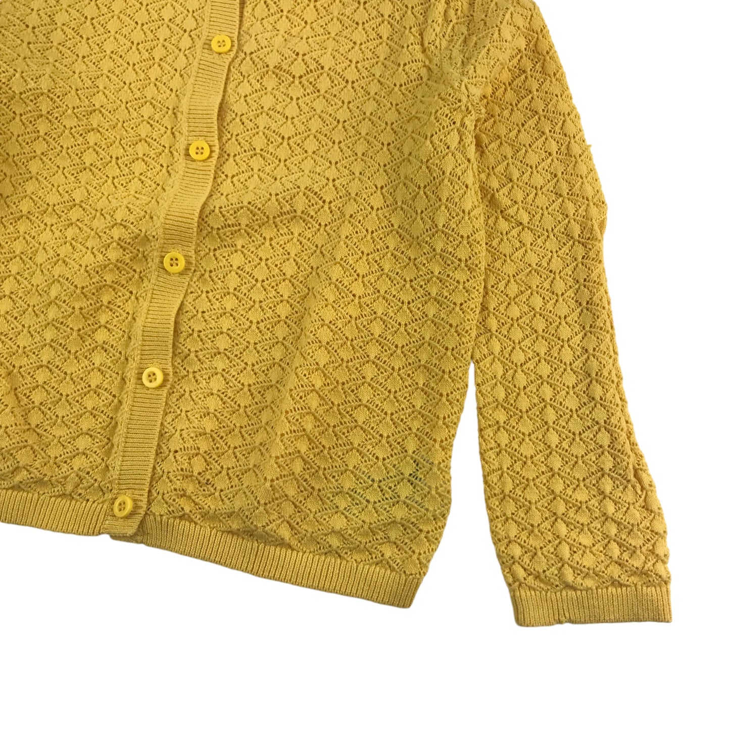 Mothercare Cardigan Age 4 Yellow Knit Pattern