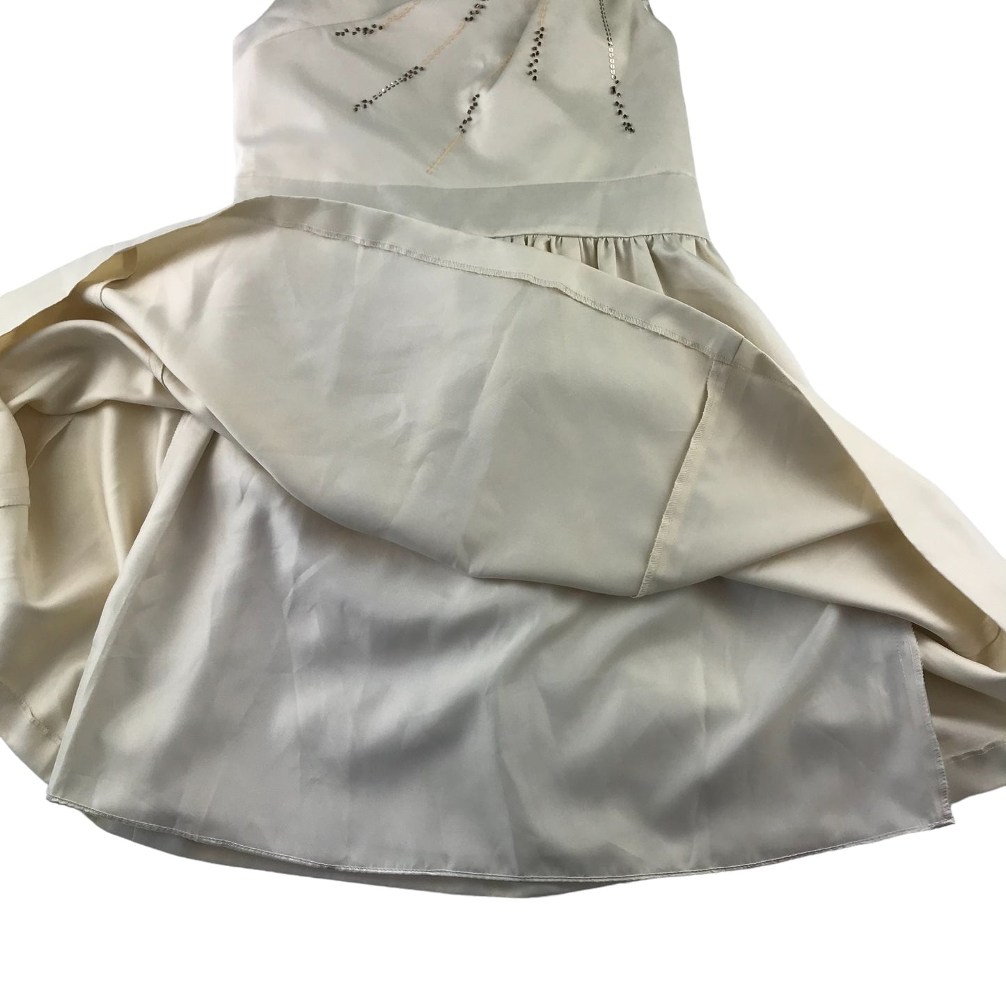 Ted Baker dress 11 years cream colour with sequin detailing occasionwear